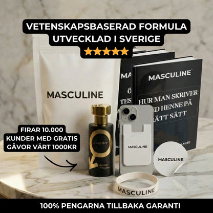 Masculine™ Premium Essence + gratis accessoar paket